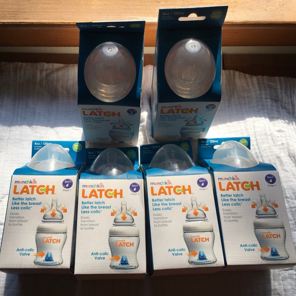 Latch bottles x 6